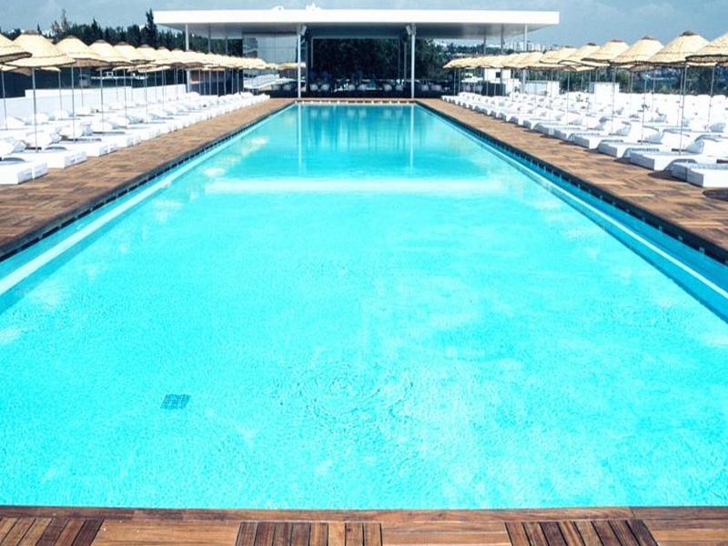 Hotel Su & Aqualand Antalya Eksteriør billede The pool at the 12th floor