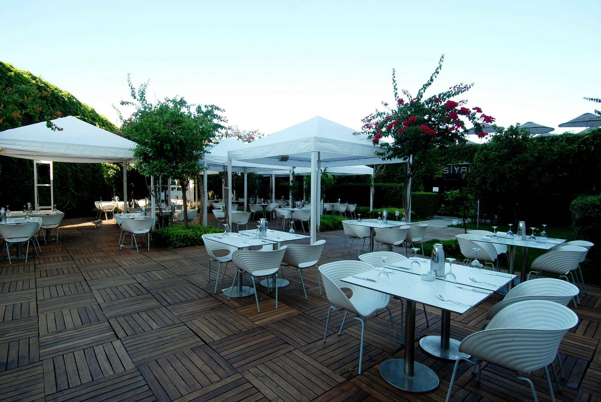 Hotel Su & Aqualand Antalya Eksteriør billede The restaurant